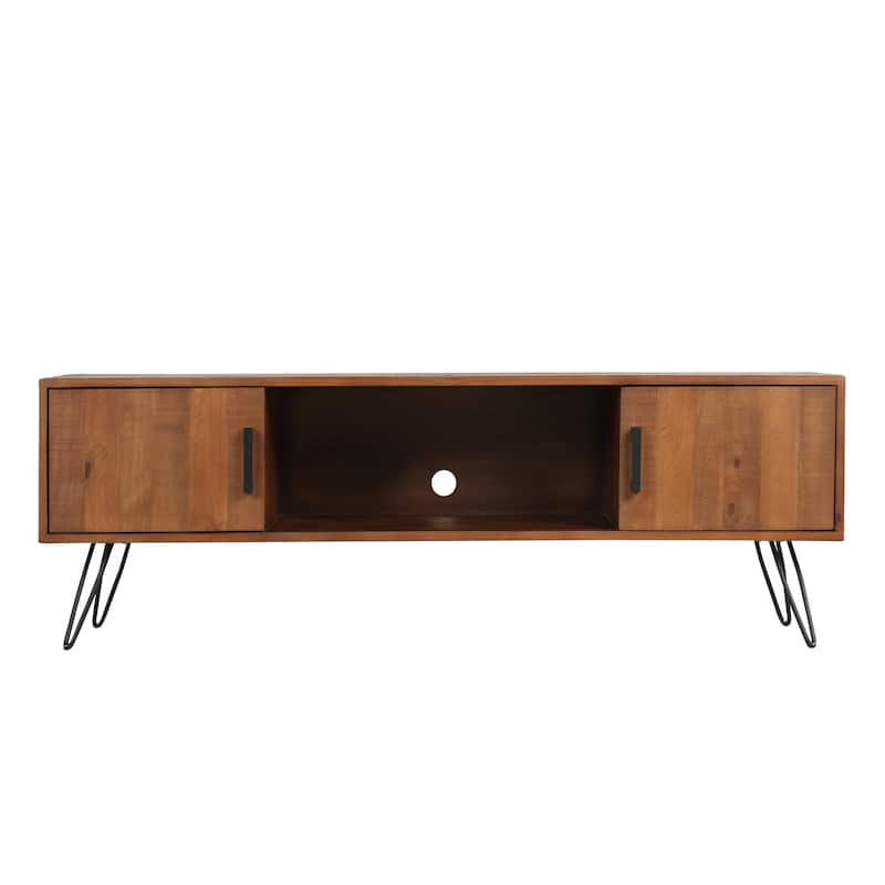 Middleton Reclaimed Solid Wood Hairpin leg 60" TV Console