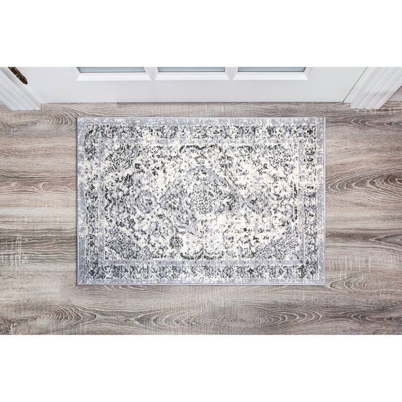 The Curated Nomad Sunset Bohemian Vintage Medallion Rug
