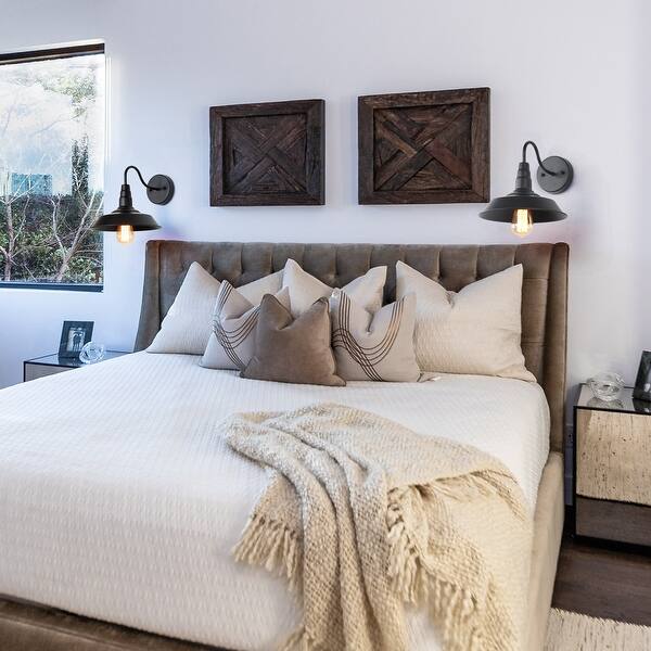 Shop Carbon Loft Laurie Gooseneck Wall Sconces Barn Warehouse