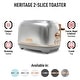 preview thumbnail 17 of 55, Haden Heritage Stainless Steel 2-Slice Toaster