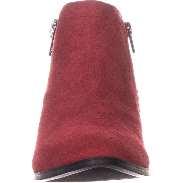 naturalizer blair booties red
