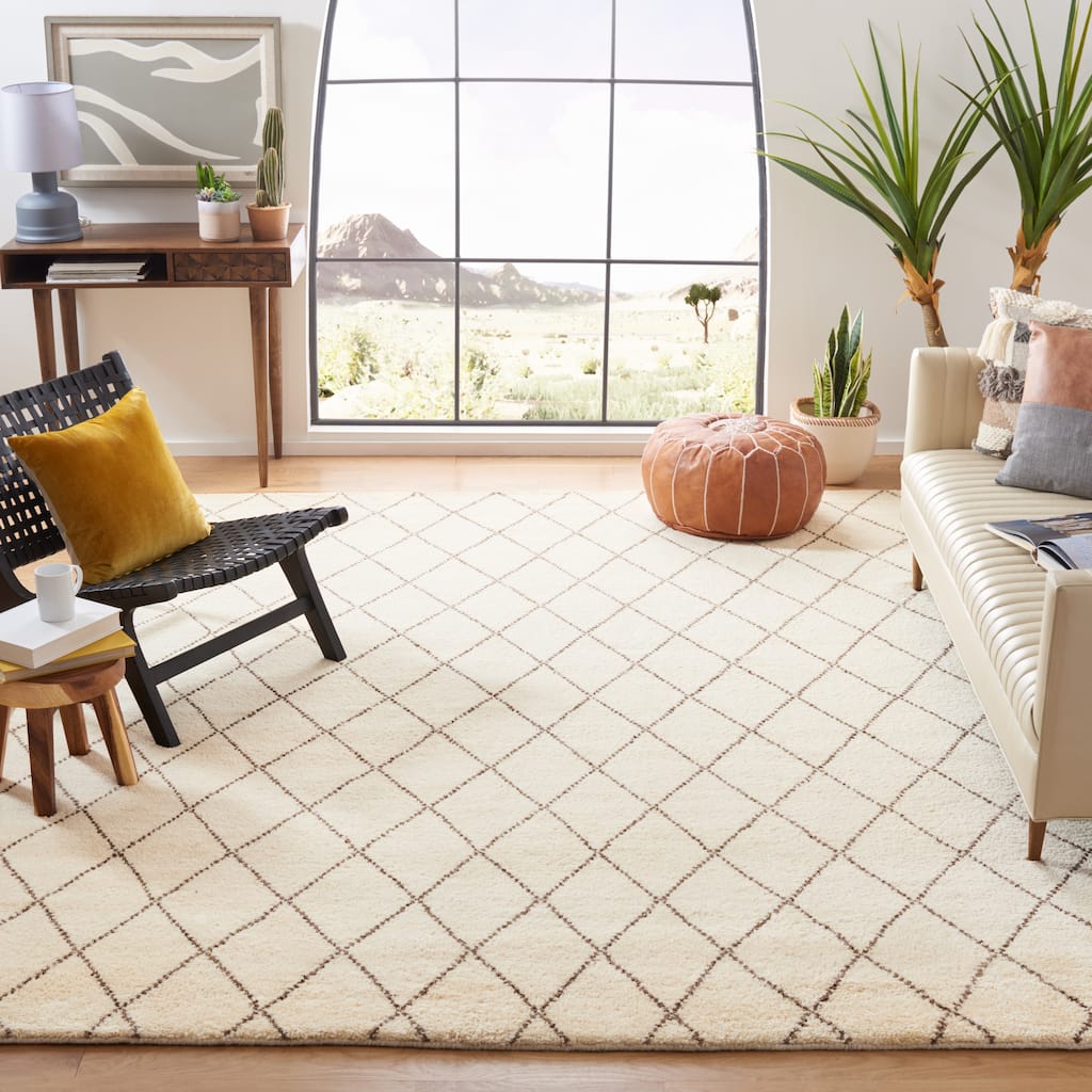 SAFAVIEH Hand-knotted Loft Deborah Modern Tribal Wool Rug