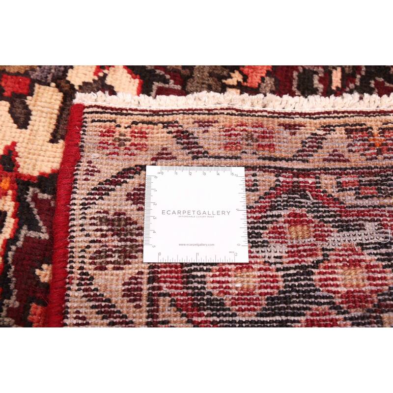 ECARPETGALLERY Hand-knotted Kayseri Vintage Dark Burgundy Wool Rug - 5'1 x 6'11