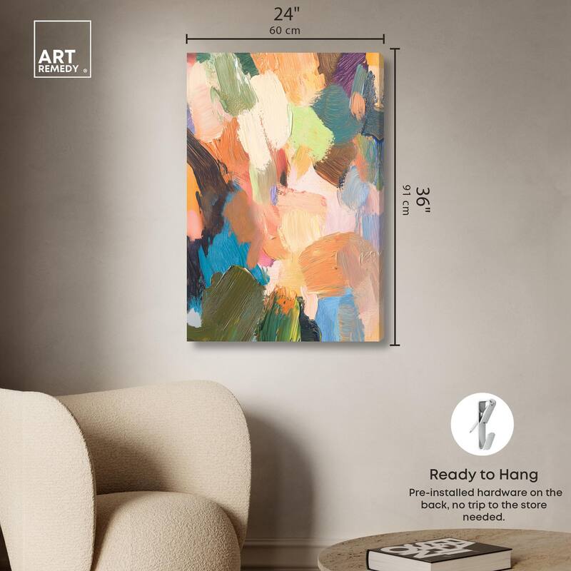 Chromatic Surge III Canvas by Art Remedy, Gallery Wrapped