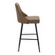 preview thumbnail 12 of 48, Silver Orchid Naldi Contemporary Black Counter Stool (Set of 2) - N/A