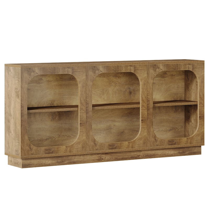 71'' Extra Long Console Table Behind Couch Sofa Table with Storage