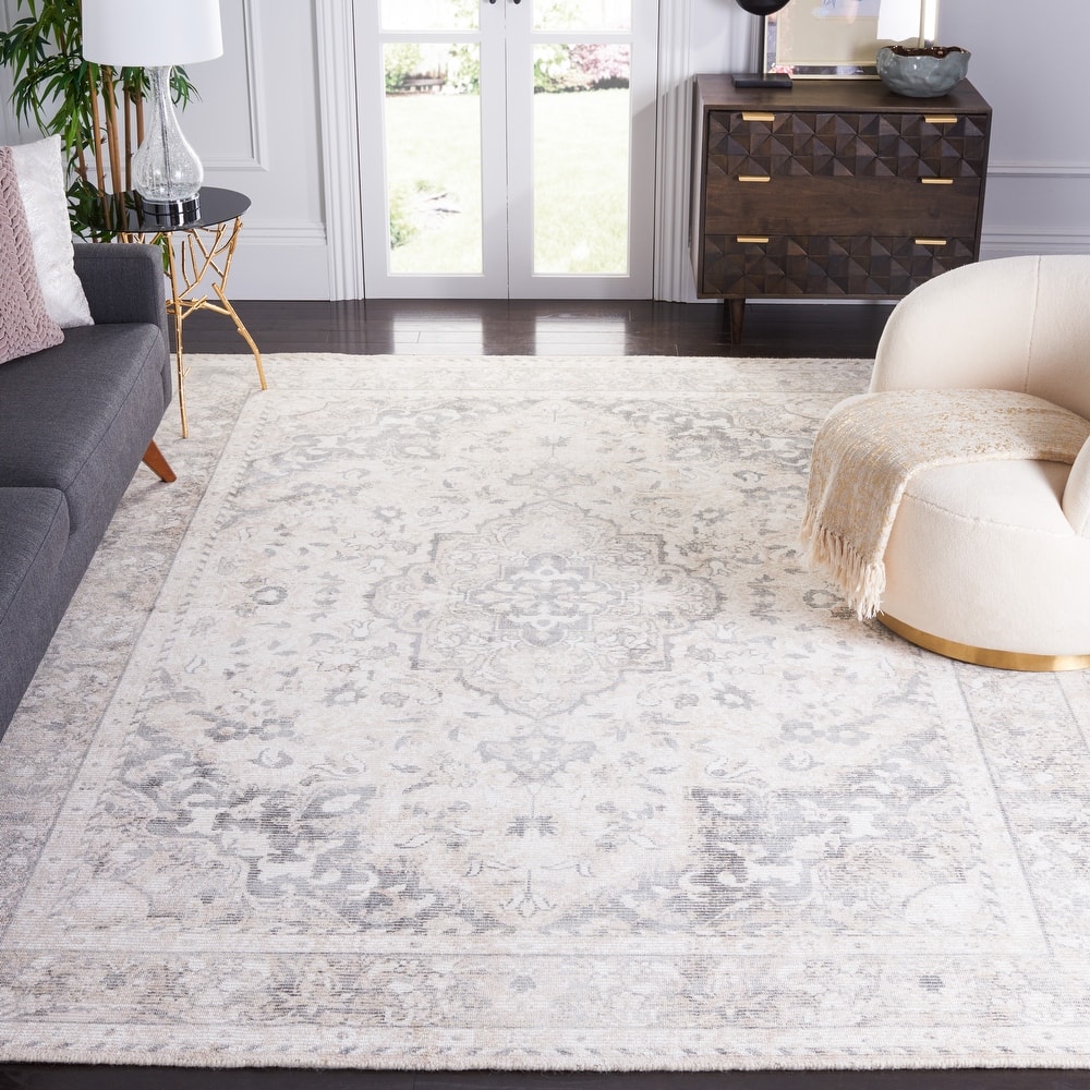 SAFAVIEH Handmade Restoration Vintage Olina Wool & Viscose Rug