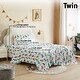 preview thumbnail 25 of 82, HLC.ME Printed Kids Bed Sheets - Patterned Bed Sheet Set - Wrinkle Resistant & Ultra Soft - For Mattresses up to 15 Inches Deep