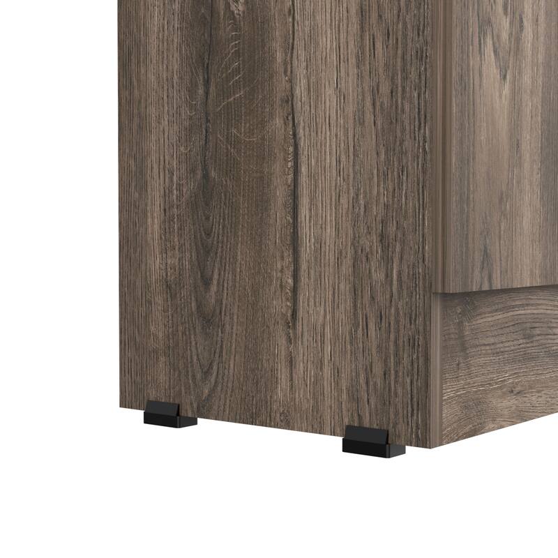 Storage Cabinet Pipestone Double Door And Pearl Finish