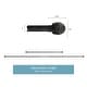 preview thumbnail 5 of 33, Adjustable Window Curtain Rod and Cap Shaped Finial
