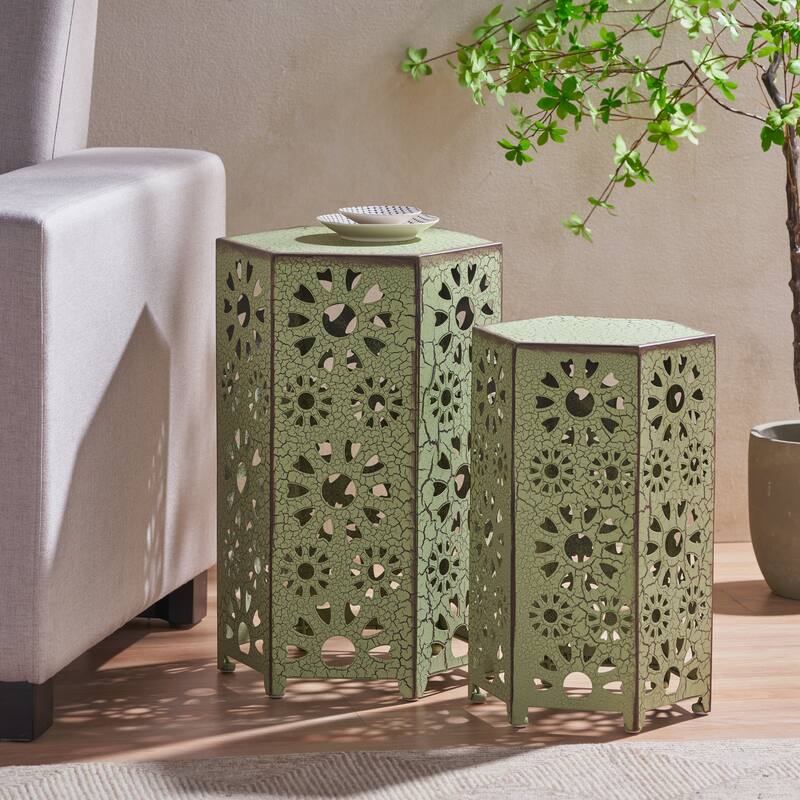 Outdoor ELIANA SIDE TABLE,2 PCS - 9.92