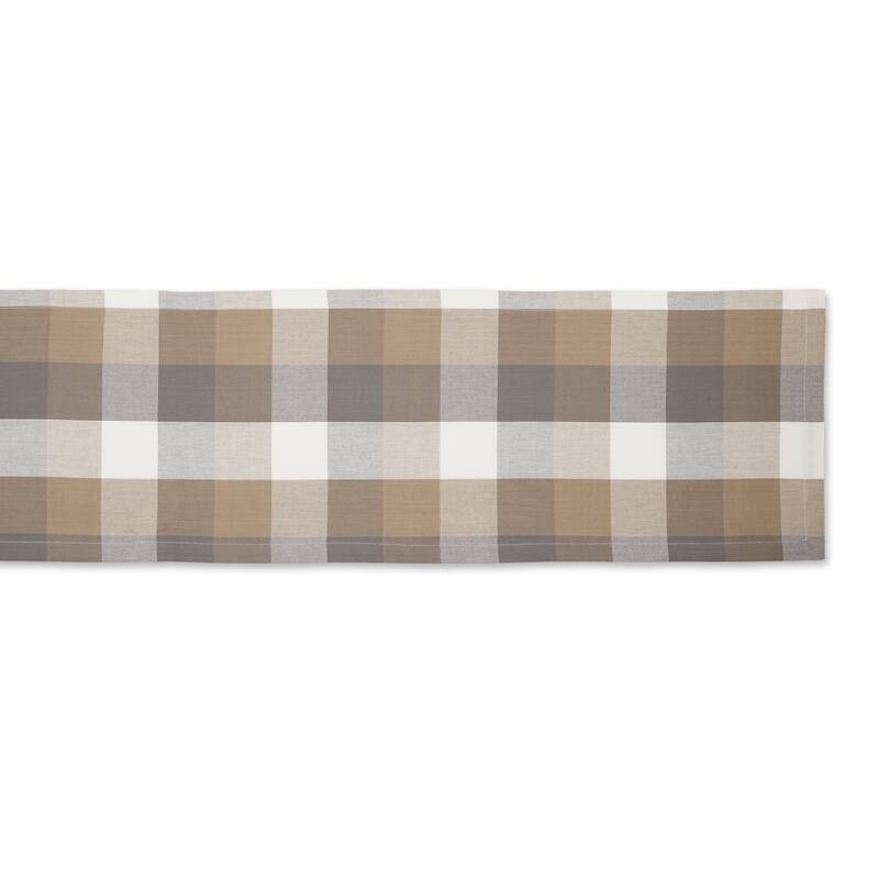 DII Tri Color Check Table Runner