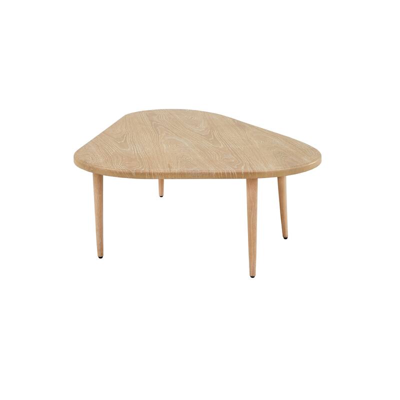 Tirana Wood Finish Teardrop Nesting Coffee Tables by iNSPIRE Q Modern
