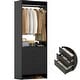 preview thumbnail 6 of 81, Cimly Closet System with Wood Drawers and Hanging Rods, Organizer Wardrobe for Walk-in and Reach-in Closet