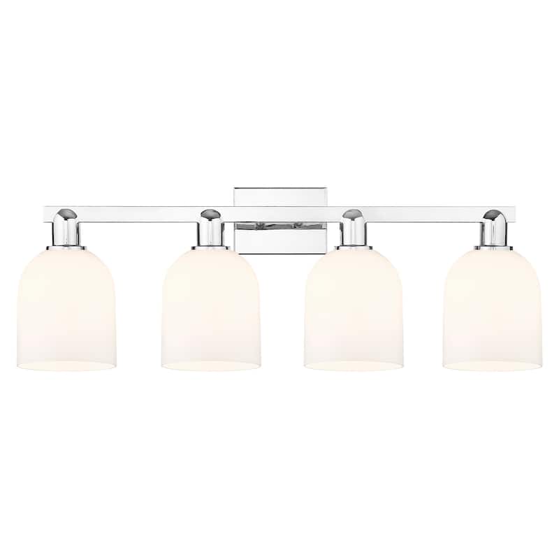 Innovations Lighting 716-4W-12-33 Bella Vanity Bella 4 Light 33" Wide - Polished Chrome / White