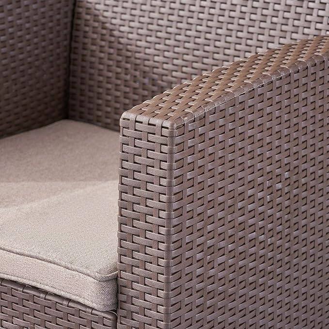 Chenille Lounge Chair with Thick Cushion & Armrests