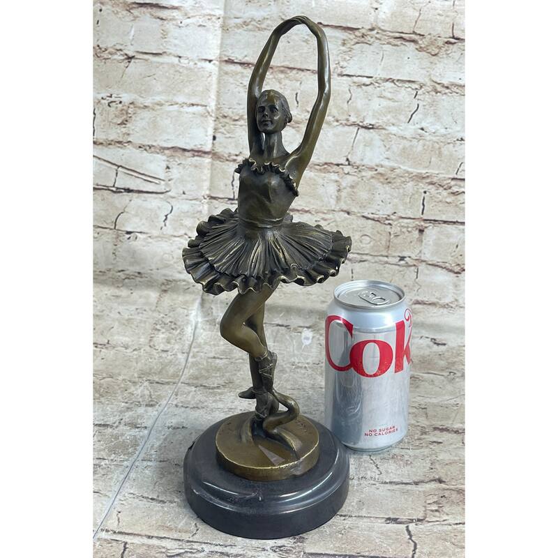 Art Deco Hot Cast Bronze Graceful Ballerina Ballet Statue Sculpture Milo Sale