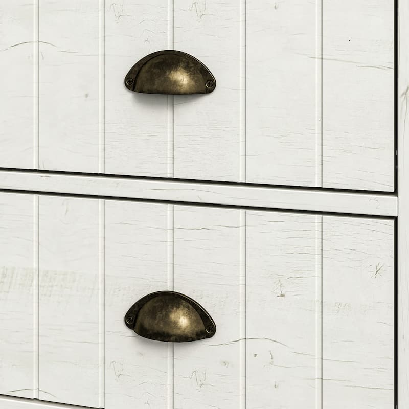 2-Piece 4-Drawer Dresser for Bedroom