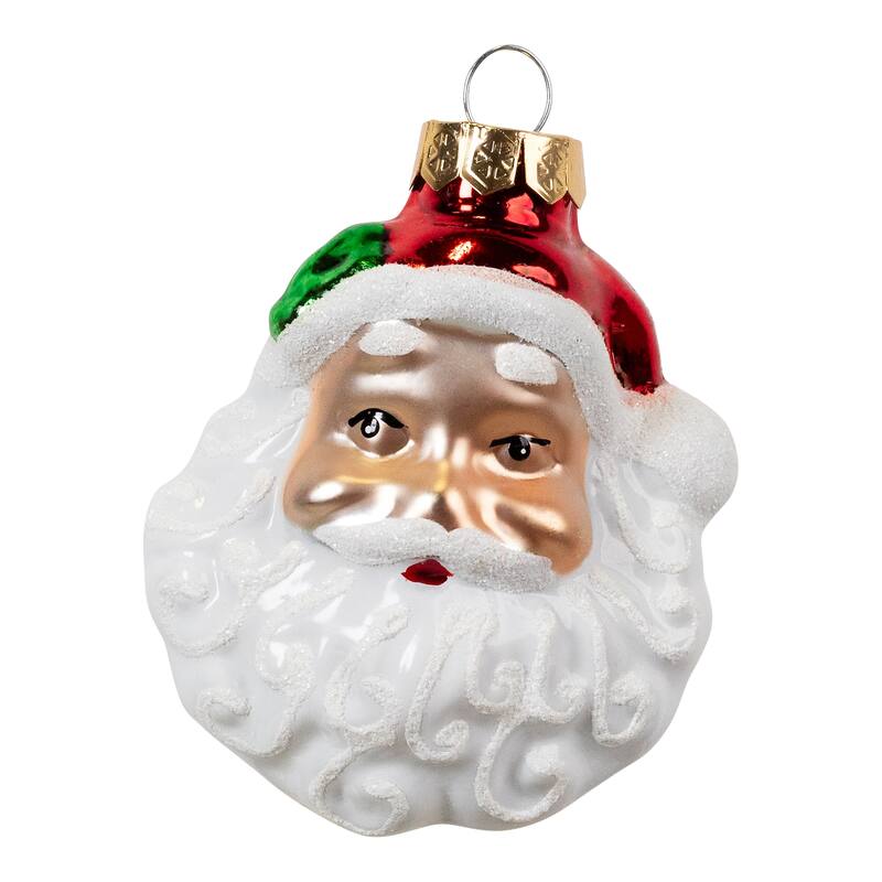 5ct Colored Festive Holiday Christmas Figurine Ornaments 3.5"