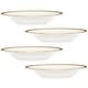 preview thumbnail 3 of 7, Noritake Charlotta Set Of 4 Rim Soup Bowls, 9", 27 Oz. Gold