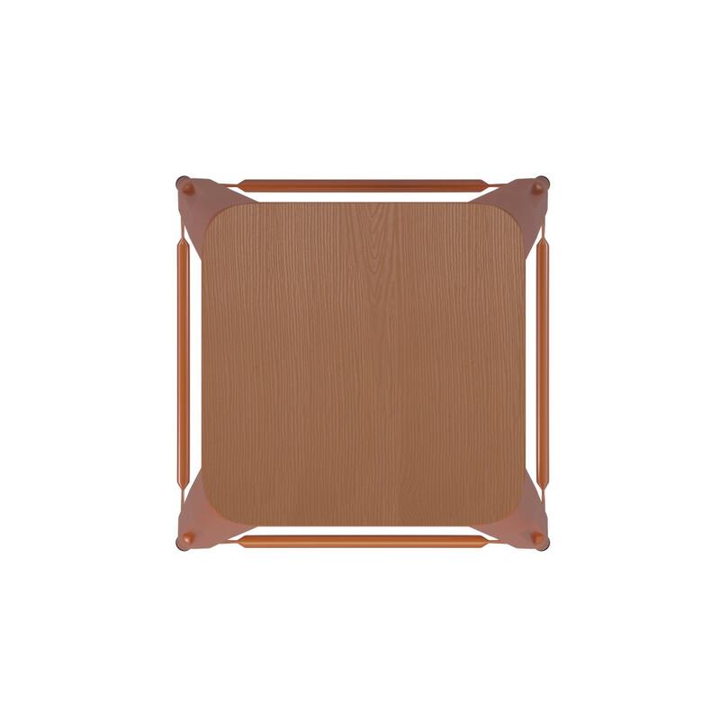 Indoor/Outdoor Backless Counter Stool with Poly Resin Seat