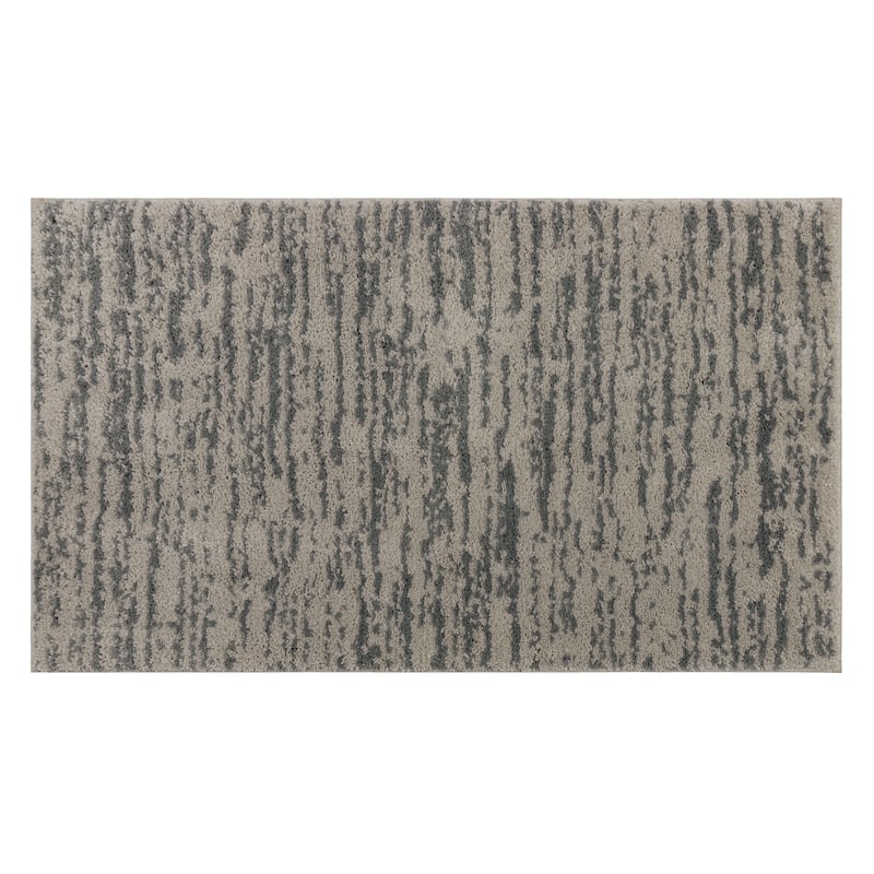 Mohawk Home Nimbus Machine Washable Bath Mat - 1' 5" x 2' - Pewter Flint Nimbus