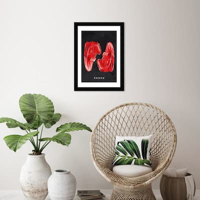 Wynwood Studio Prints Sports and Teams Classic Sneakers VIII Red and Modern & Contemporary Wall Art Canvas Print
