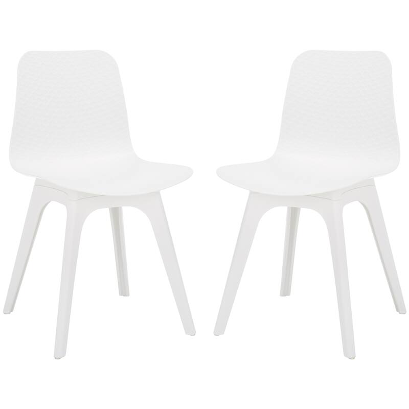 SAFAVIEH Couture Miseta Molded Plastic Dining Chair (Set of 2) - 18Wx18Dx32H