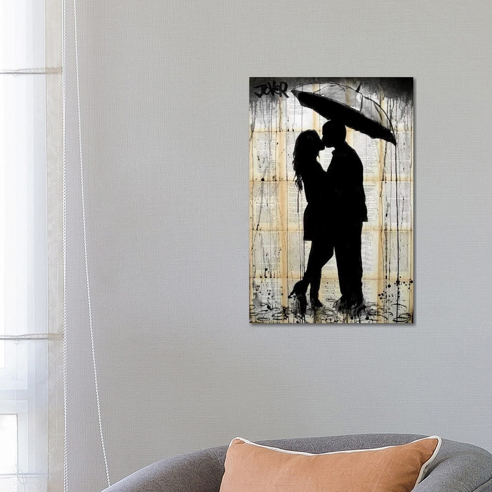iCanvas "Rain Lovers" by Loui Jover Canvas Print