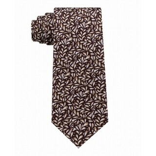 Shop Sean John Men S Abstract Floral Geometric Neck Tie Silk