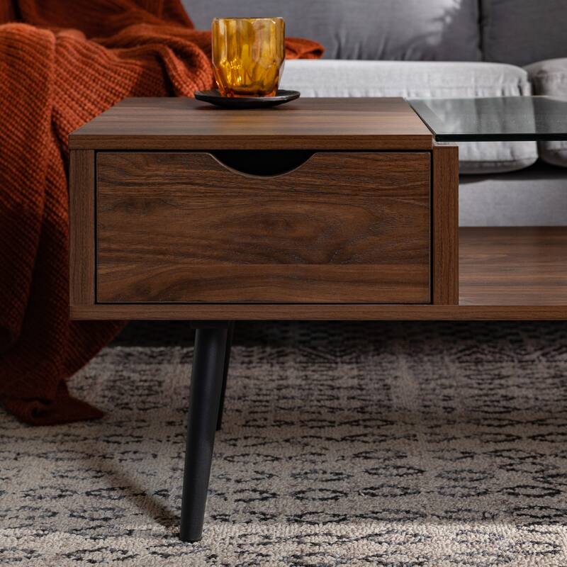 Middlebrook Saltaro Glass Top Coffee Table