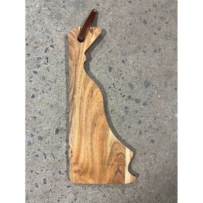 Acacia Wood "Delaware" Cutting Board - A - Natural