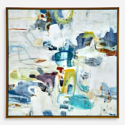 Uttermost Rolling Onward Framed Abstract Art