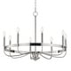 preview thumbnail 1 of 8, Maxim 14498 Frankie 8 Light 29" Wide Taper Candle Style Chandelier Satin Nickel