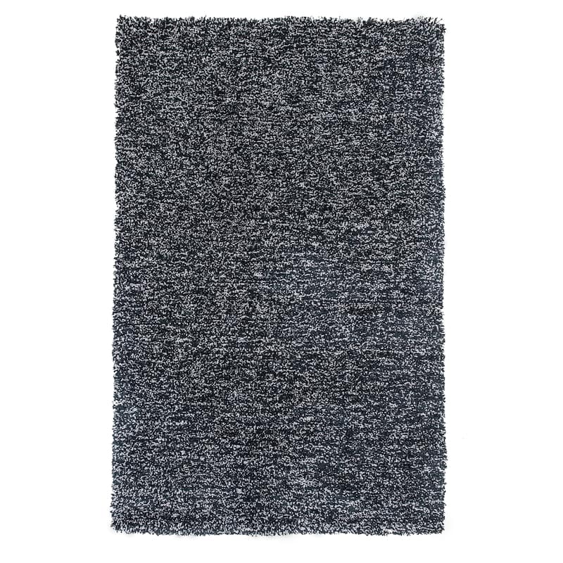Domani Euphoria Cozy Black & White Heather Rug - 9' x 13' - Black Heather