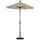 preview thumbnail 49 of 47, California Umbrella 6' Rd. Aluminum Patio Umbrella, Crank Lift, Push Button Tilt, Sunbrella fabric, Bronze Finish