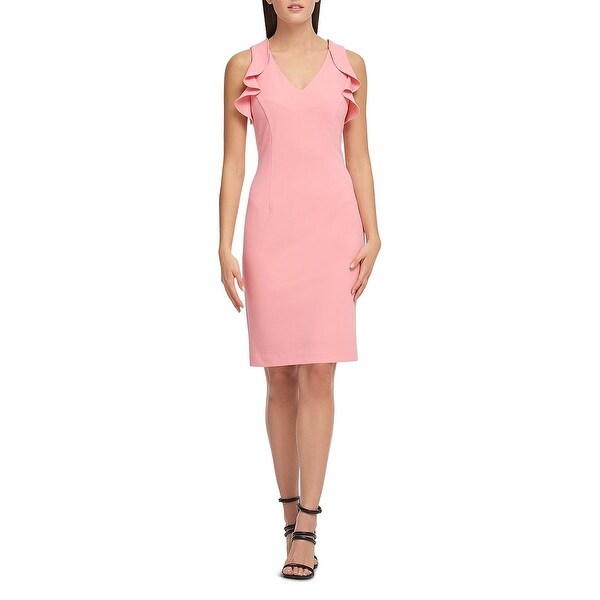 donna karan pink dress