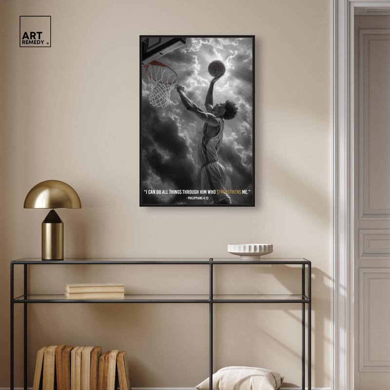 Strengthen Me Canvas by Art Remedy