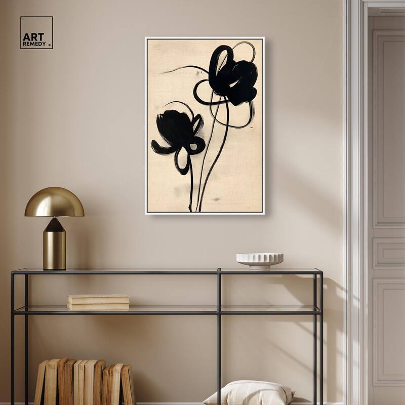 Florals in the Minimal I Canvas by Art Remedy