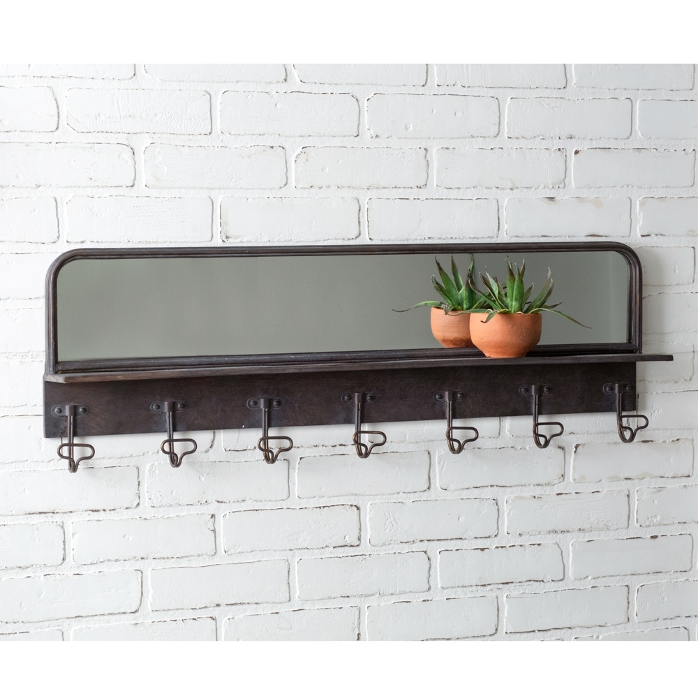 Shop Entryway Mirror With Hooks On Sale Overstock 29009516