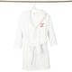 preview thumbnail 56 of 78, Sweet Kids 100% Polyester SUPER PLUSH Double Brushed Hooded Bathrobe with Pink Script Monogram