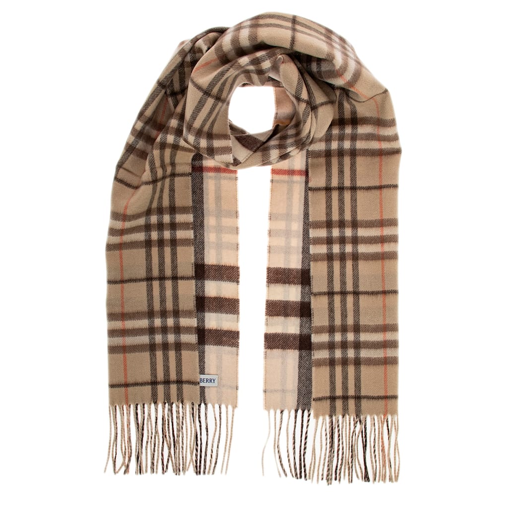 Burberry Check 100% Cashmere Scarf