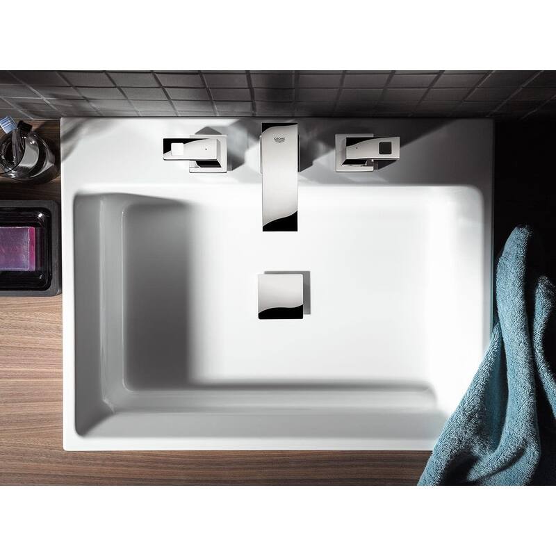Grohe Eurocube 1.2 GPM Widespread Bathroom Faucet with SilkMove