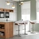 preview thumbnail 18 of 43, WYNDENHALL Calinda Mid Century Modern 33 inch Adjustable Swivel Bar Stool