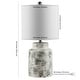preview thumbnail 5 of 3, SAFAVIEH Lighting 19-inch Branko Ceramic Table Lamp - 10"W x 10"D x 19"H