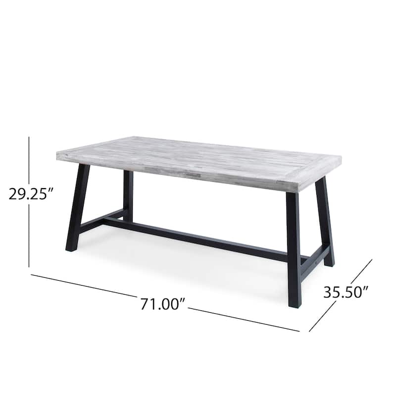 Carlisle Acacia Outdoor 3-piece Dining Set by Christopher Knight Home