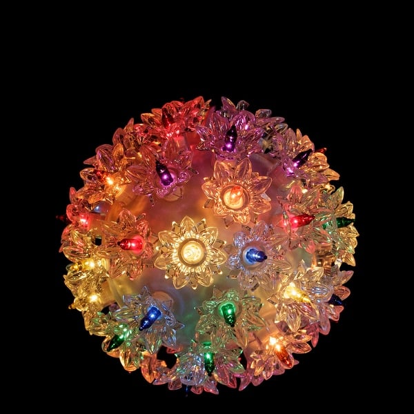 Shop Multicolor Lighted Hanging Starlight Sphere Outdoor Christmas Decoration 6 150mm On Sale Overstock 16561864