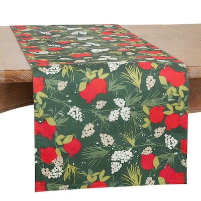 Pomegranate Design Holiday Table Runner
