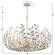 preview thumbnail 7 of 5, Broche 12 Light Antique Silver Chandelier