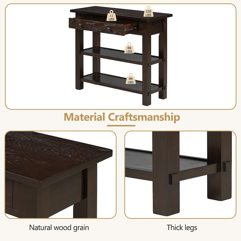 Entryway Table with Storage